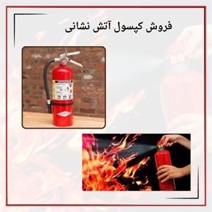 فروش کپسول آتش نشانی و ارائه خدمات سرویس و شارژ