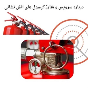 آشنایی با مراحل سرویس و شارژ کپسول آتش نشانی فوری